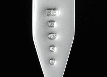 Collar stay London Hallmark Sterling Silver Karin Kraemer bespoke