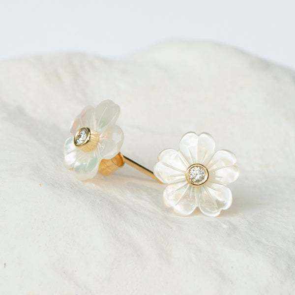 Apple Blossom Flower earrings