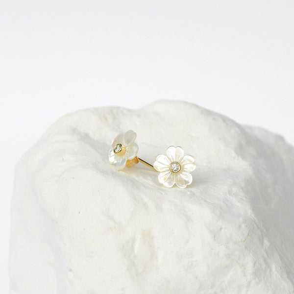 Apple Blossom Flower earrings