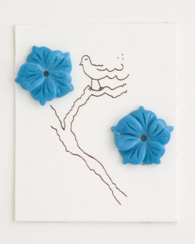 Turquoise Flower earrings